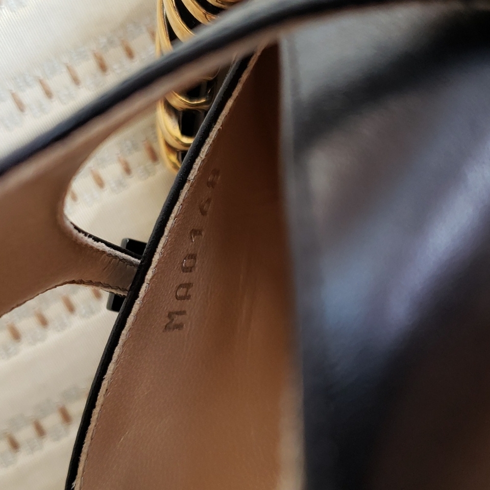 LOUIS VUITTON COLORBLOCK HEADLINE SLINGBACK PUMPS - Picture 11 of 14